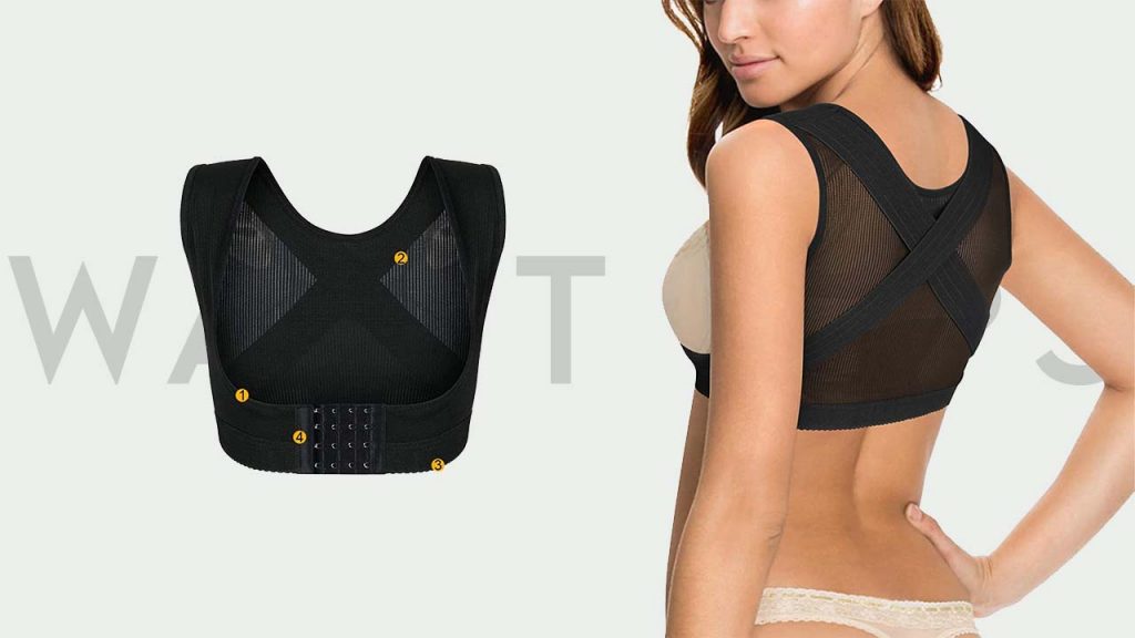 BRABIC Chest Up Shapewear for Women Tops Back Support Posture Corrector Under Clothes