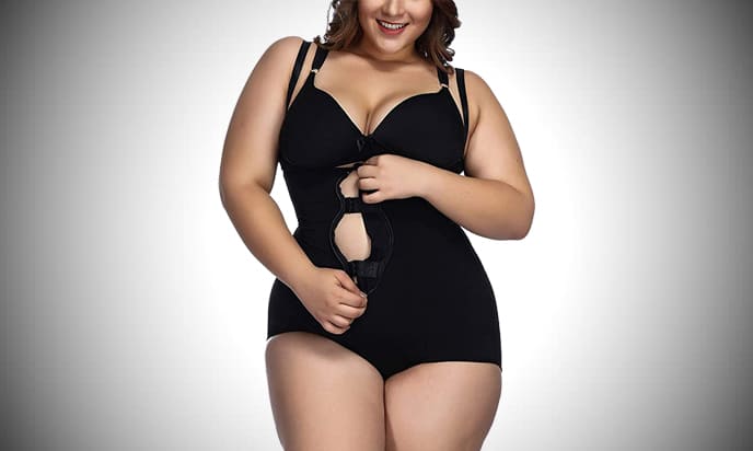 Lover-Beauty Body Shaper Openbust Faja Shapewear Tummy Control Waist Cincher Plus Size Bodysuit