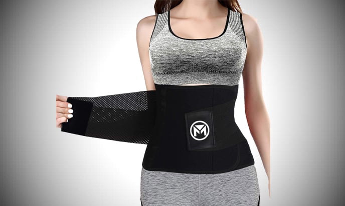 Moolida Waist Trainer Belt for Women Waist Trimmer Weight Loss Workout Fitness Back Support Belts
