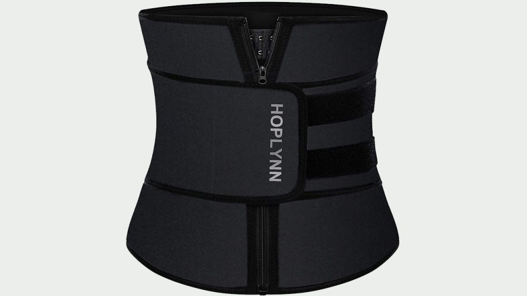 An image of HOPLYNN Neoprene Sweat Waist Trainer Corset Trimmer Belt for Women
