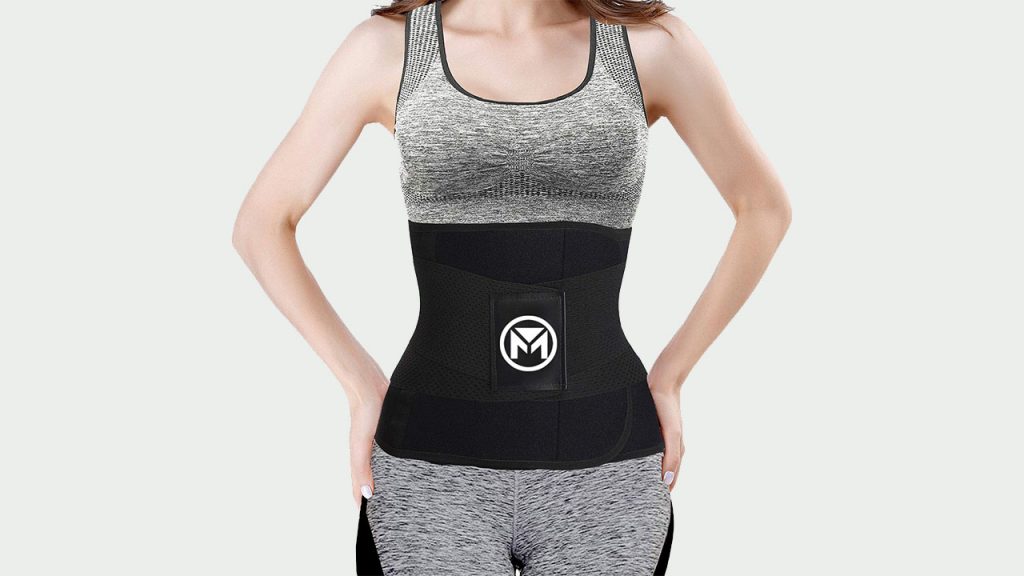 A woman wearing Moolida Waist Trainer Belt for Women